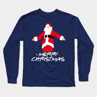 Santa Merry Christmas Long Sleeve T-Shirt